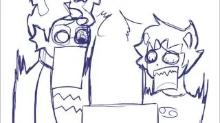 Karkat and Eridan Rage Quit Continued- Slender(roosterteeth)