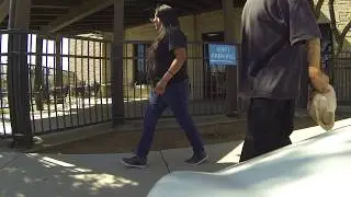 Sells Indian Hospital, Tohono Plaza, Shell Patio Cafe, Sells, Arizona, 6 March 2018 GOPR6433