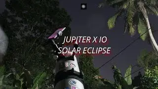 I took a picture of Jupiter and IO SOLAR ECLIPSE 
