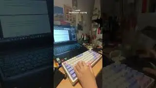 working &lsquo;orgasm&rsquo; sound | ASMR keyboard typing | 👩🏻&zwj;💻⌨️