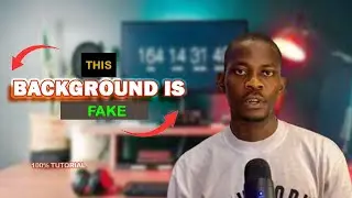 How to create a fake YouTube background | Design a realistic background for free