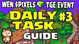 HOW TO FIND 3RD WEN $PIXEL DAILY TASK 💎  BARNEY BUMP A GRUMP 🔍 WER/WHERE? |  TGE EVENT