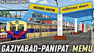 GAZIYABAD-PANIPAT MEMU END TO END JOURNEY SSR ROUTE | HR NEEL&nbsp;GAMERZ&nbsp;|&nbsp;MSTS