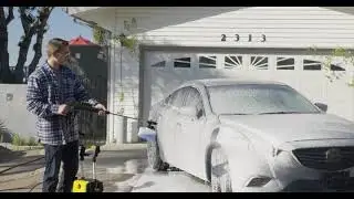 Stanley SHP2150 Electric Pressure Washer with Spray Gun, Quick Connect Nozzles Foam Cannon