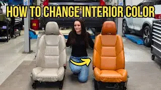 DIY leather interior color change (didn’t go as planned)