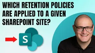 Which retention policies are applied to a given SharePoint site?