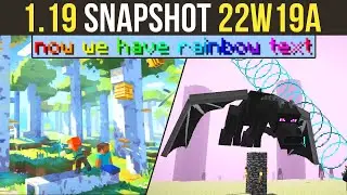 Minecraft 1.19 Snapshot 22W19A Birch Forest & Fireflies! Where Are They?