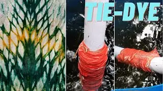 How to tiedye kurtis Easy method to tryat home | tiedye patternp:37 || tie-dye technique