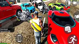 Extreme Bike Crash with Luxury Cars🚗 |lndain Bike Driving 3D| GamePlay