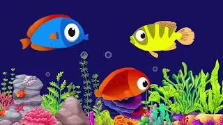 Baby Lullaby🐟Soothing fishes🐟Calming Undersea Animation🐟Aquarium #lullaby #sleepmusic #404