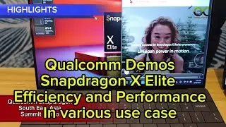 Qualcomm demonstrates Snapdragon X Elite efficiency and performance in content creation #ocworkbench