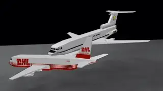 2002 &Uuml;berlingen Mid Air Collision - Prisma3d Animation Remake