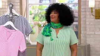 Isaac Mizrahi Live! Knit Seersucker Short Sleeve Dress on QVC