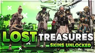 LOST TREASURES SKINS UNLOCKED banners, dive emotes and charms 【Apex Legends】