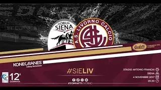 Robur Siena - Livorno // 1-2 // Serie C 2017-18