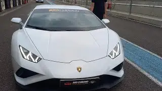 Driving Lamborghini Huracan