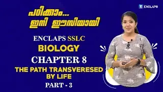 ENCLAPS SSLC| BIOLOGY | CHAPTER 8|  THE PATH TRANSVERESED BY LIFE  | PART 3
