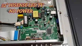 HOW TO REPAIR HISENSE LED TV WITH NO POWER / HISENSE 32N3174 (Tagalog)