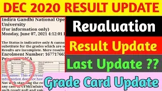 ignou result update 2020|ignou revaluation result update 2021|ignou grade card 2020