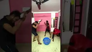 Water 🌊 balloon 🎈fight ⚔️  #shorts
