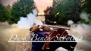 Стрельба из винтовки Kibler Colonial со станка!