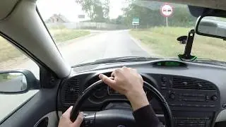 2004 Saab 9-3 2.0t 175 HP POV DJI Osmo Action 4K60