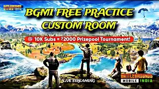 BGMI FREE PRACTICE ROOM | BLACK HEART YT LIVE