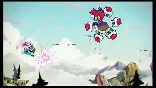 Saving myself with a with a max super meter in cuphead