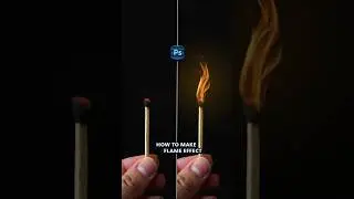 How to make flame effect in Photoshop shorts