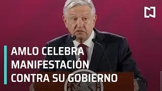 Celebra AMLO las manifestaciones en contra de su gobierno - Despierta Con Loret