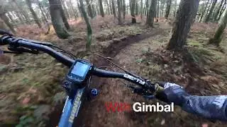 Raw Gimbal Test, Feiyutech WG2X wearable gimbal with Gopro Hero 6 Black, Eastridge Woods MTB trails