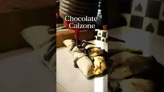 Baked Chocolate Calzone #chocolate #calzone #making #food #shorts #viral #trending #karachi