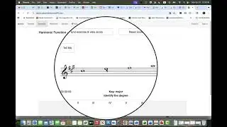 Teoria Harmonic Function Seventh Chord Identification Demo