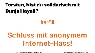 Nein, ich bin nicht solidarisch mit Dunja Hayali.