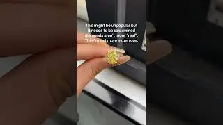 If you know, you know #labgrown #labdiamond #diamond #engagementring #ringtok