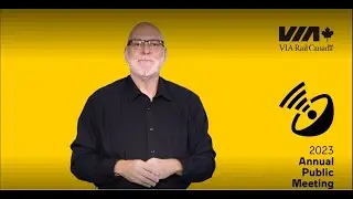 Ежегодное публичное собрание VIA Rail 2023 года