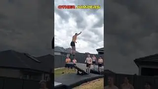 🚀 Unbelievable Trampoline Jumps | Other vs This Jumper 😱.