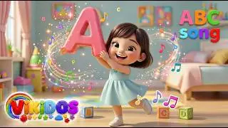 🌈 ABC Song  | Learn Alphabet with Music 🎶 | Nursery Rhymes for Kids | Learn Alphabet A–Z |