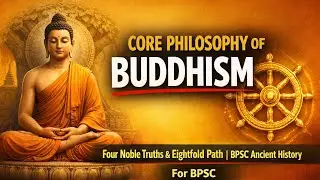 Core Philosophy of Buddhism | Four Noble Truths & Eightfold Path | BPSC Ancient History