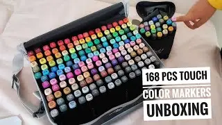 I bought 168pcs Touch Marker and Color Review