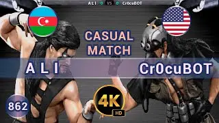 UMK3 - 🇦🇿 A L I vs Cr0cuBOT 🇺🇸 CASUALS /4K 60FPS #umk3 #ultimatemortalkombat3 #team99hits #fightcade