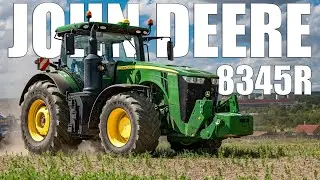 Tractor John Deere 8345R & K&ouml;ckerling Allrounder 1200 | Working the land after the harvest