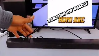 Как подключить звуковую панель Samsung к телевизору с помощью кабеля HDMI ARC!!