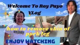 How to Remove Pork Skin of Pork Ham Leg