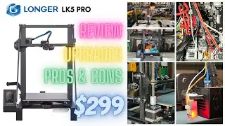 Longer LK5 Pro $299 300x300x400 3D Printer: Silent stepper drivers, touch screen, and Upgrades