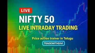 LIVE TRADING TELUGU NIFTY 50  9-Jan  # nifty50 #sensex #livetrading #tradewithdivi