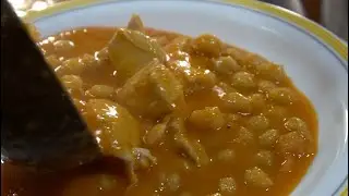Guiso de garbanzos con pollo