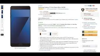 Samsung Galaxy C7 Pro (Navy Blue, 64GB) - AMAZON SELL!
