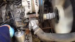 Mazda RX7 FB 13B single rotor. First start since 1994.