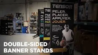 Custom Modular Displays - Double-Sided Banner Stands